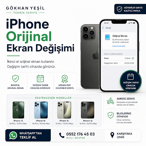 iPhone İkinci El Orijinal Ekran Değişimi